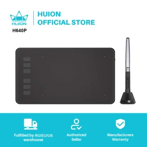 6x4 Inch Digital Drawing Tablet With Battery-Free Pen