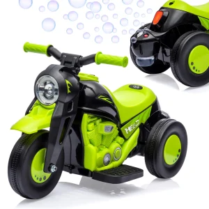 6V Kids Electric Motorcycle With Bubble Machine