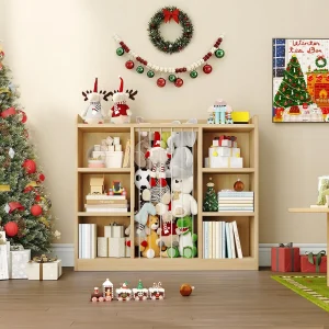 6-Cube Kids Toy Organizer With Anti-Tip