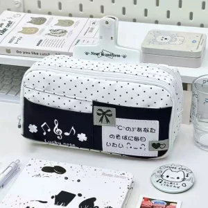 Cute Cat Multi-Layer Large Capacity Pencil Case