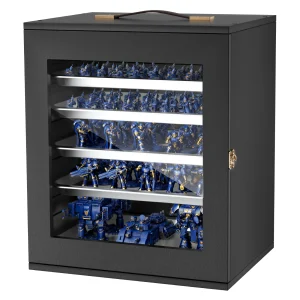 Miniature Storage Case With 5 Clear Trays