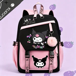 Y2K Kawaii Cartoon Girls Canvas Backpack
